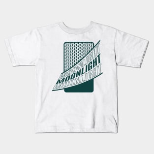 moonlight titled design Kids T-Shirt